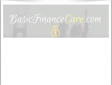 Tablet Screenshot of basicfinancecare.com